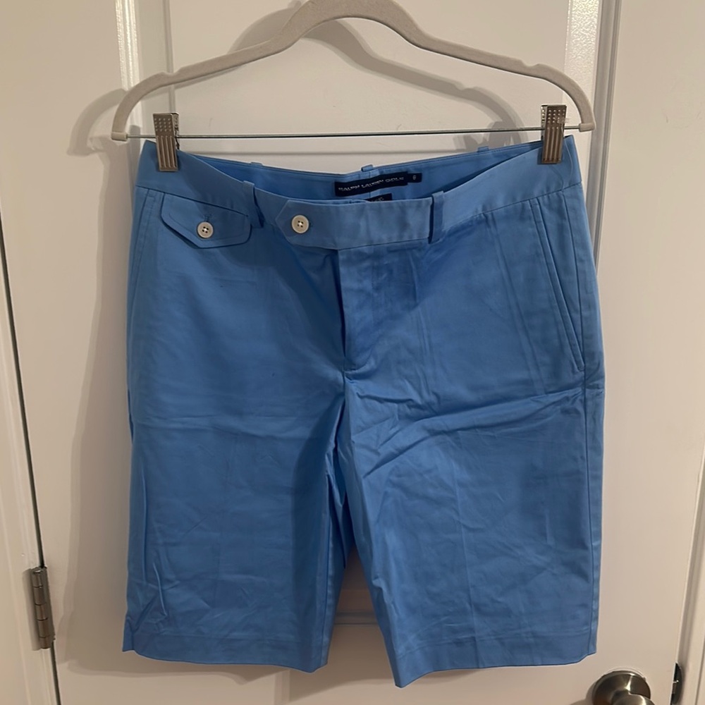Ralph Lauren Blue Bermuda Shorts Tailored Fit